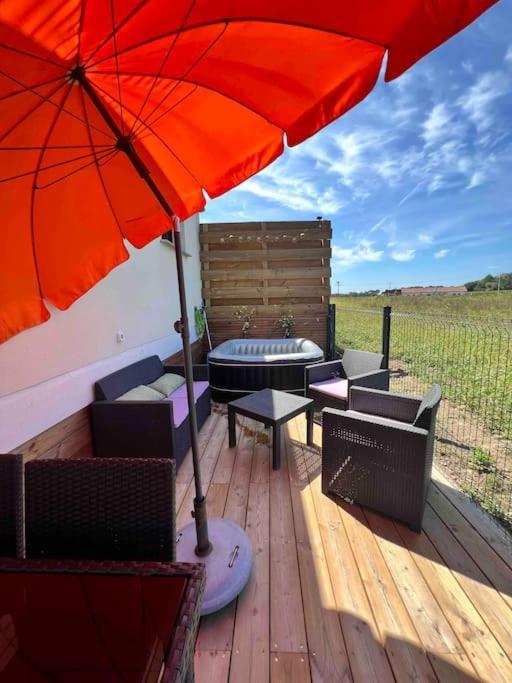 Appartamento T2 Neuf, Terrasse Et Spa Prive Josse Esterno foto